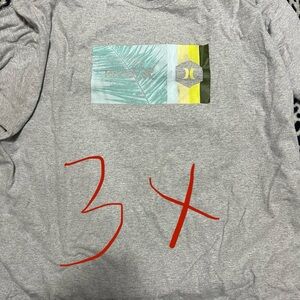Hurley Graphic Tee - Gray